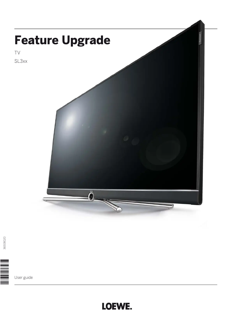 Page n°1 - Manuel utilisateur Loewe Feature Upgrade