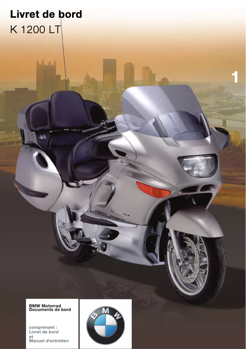 Page 1 of the manual User Manual BMW K 1200 LT (2002)