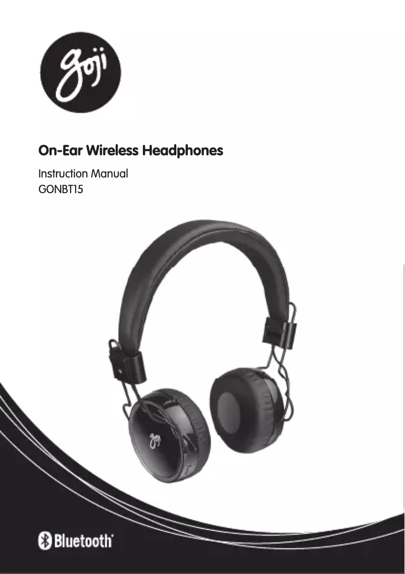 Page 1 de la notice Manuel utilisateur Goji GONBT15