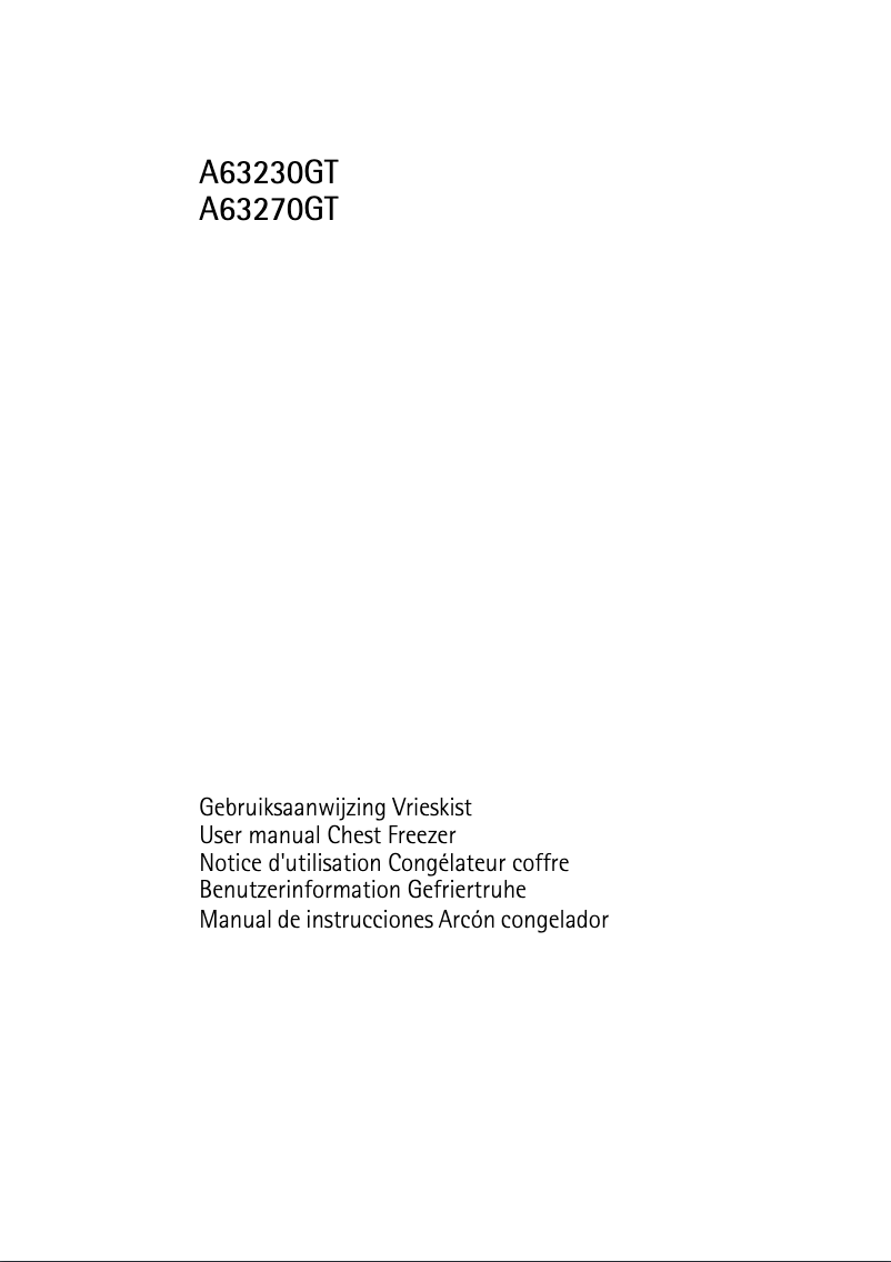 Image de la première page du manuel de l'appareil Arctis 63230 GT