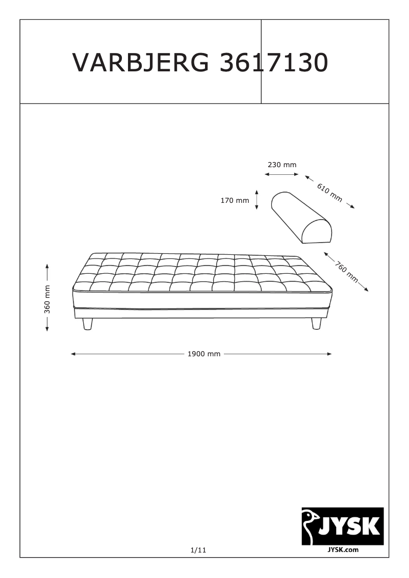 Image de la première page du manuel de l'appareil Varbjerg