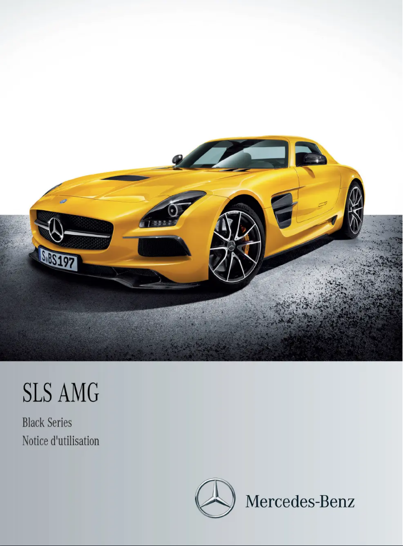 Image de la première page du manuel de l'appareil LS-Class AMG (2014) S