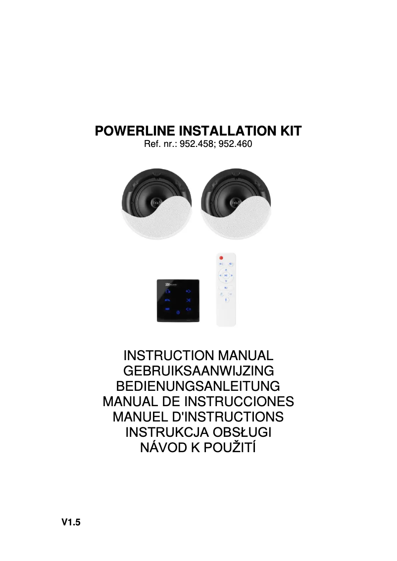 Imagen de la primera página del manual del dispositivo Powerline A50B
