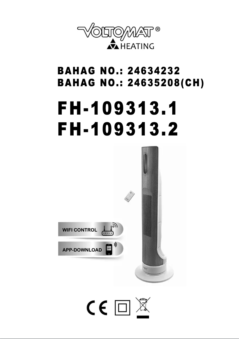 Image de la première page du manuel de l'appareil FH-109313