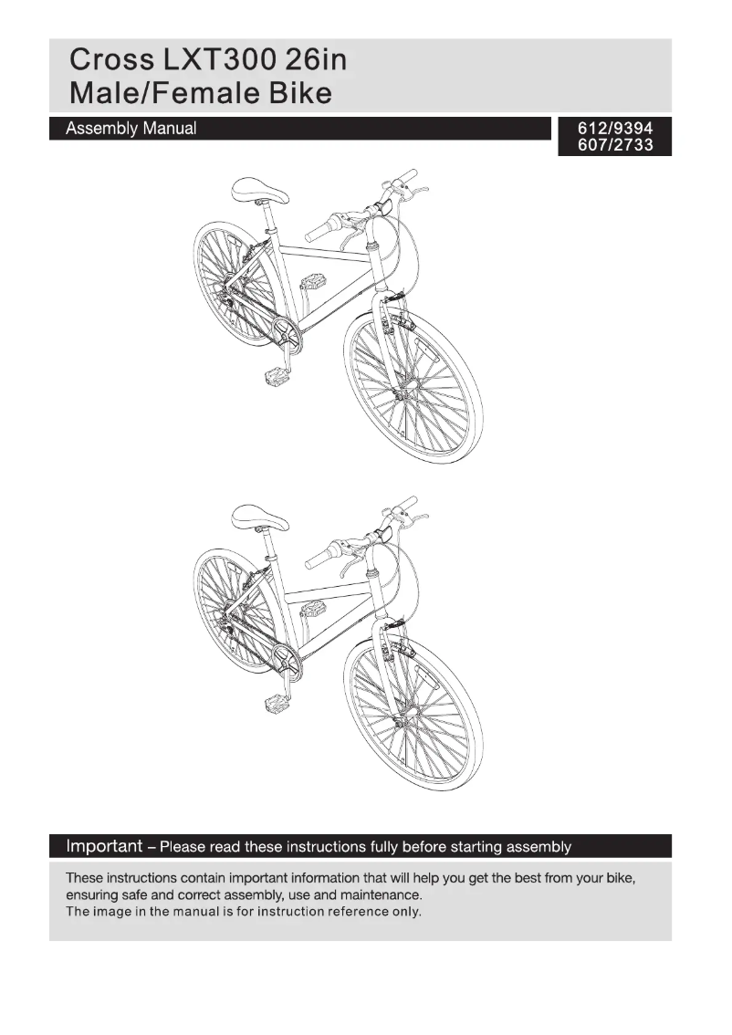 Image de la première page du manuel de l'appareil LXT300