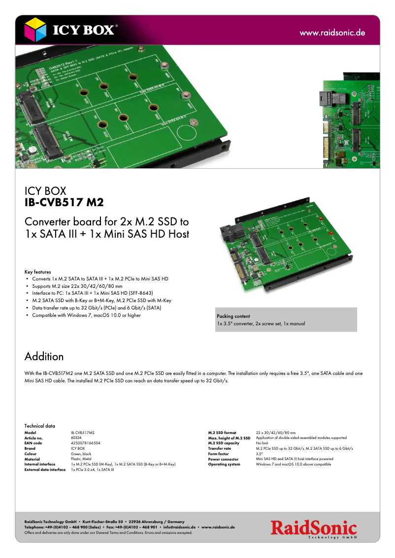 Image de la première page du manuel de l'appareil IB-CVB517M2