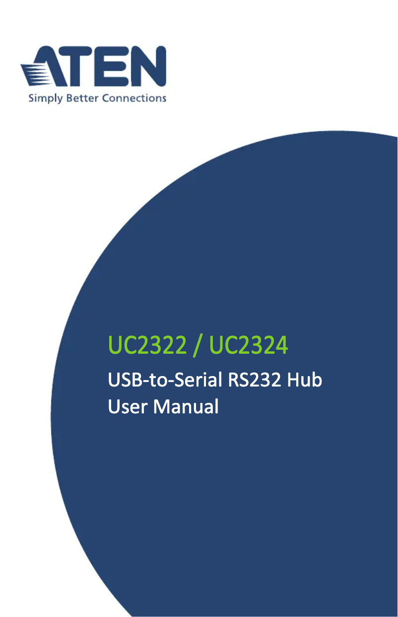 Page 1 de la notice Manuel utilisateur ATen UC2324