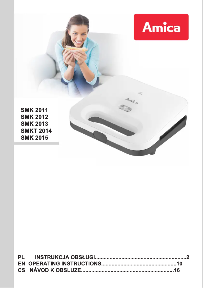 Página 1 del manual Manual de usuario Amica SMKT2014
