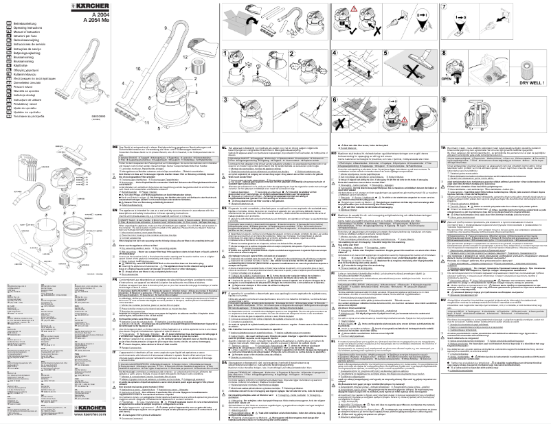 Image de la première page du manuel de l'appareil A 2054 me