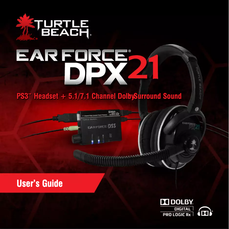 Page n°1 - Manuel utilisateur Turtle Beach Ear Force DPX21