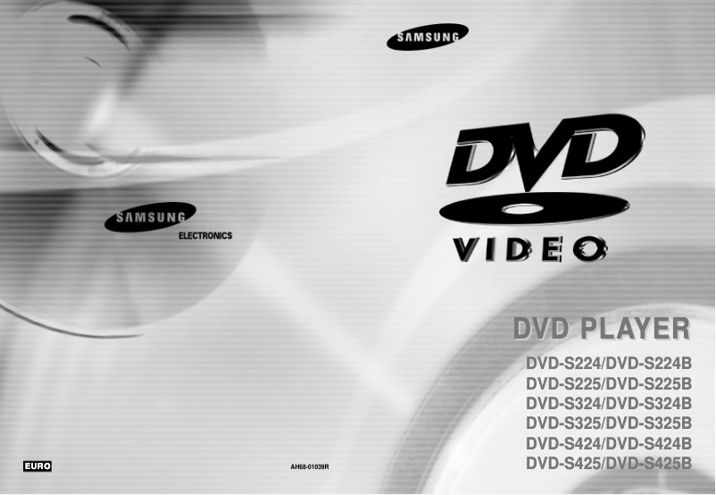 Page n°1 - Manuel utilisateur Samsung DVD-S324