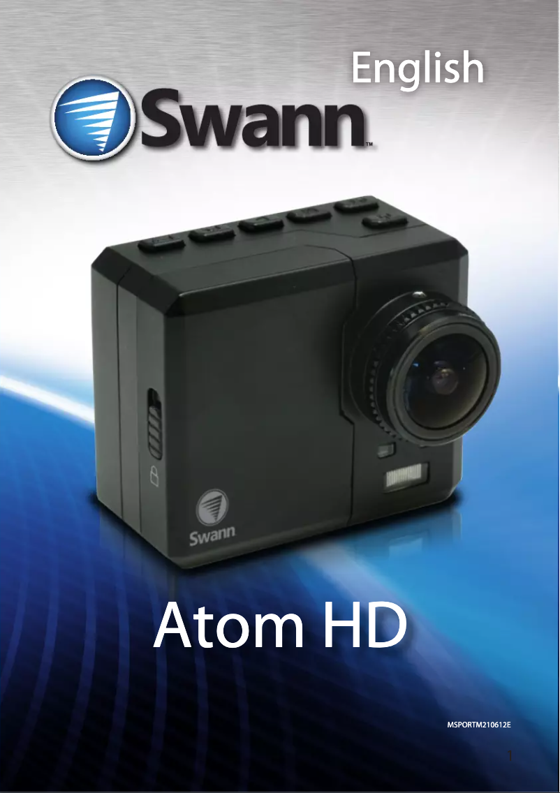 Image de la première page du manuel de l'appareil SWVID-SPORTM