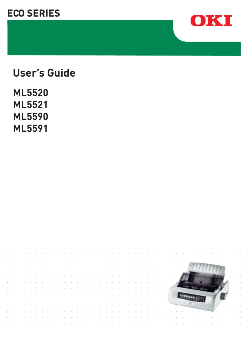 Image de la première page du manuel de l'appareil ML5590eco