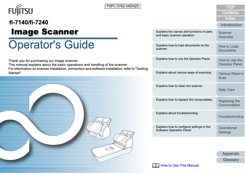 Page n°1 - Manuel utilisateur Fujitsu fi-7140