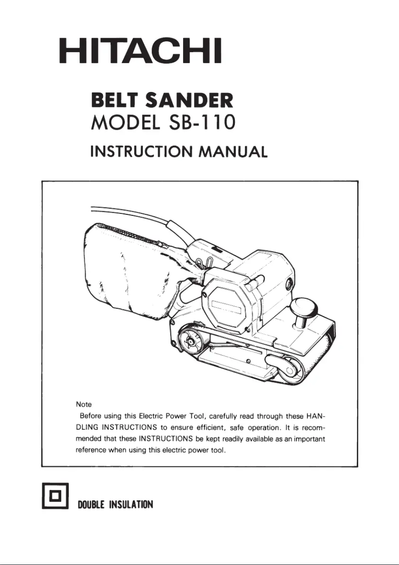 Page n°1 - Manuel utilisateur Hitachi SB-110