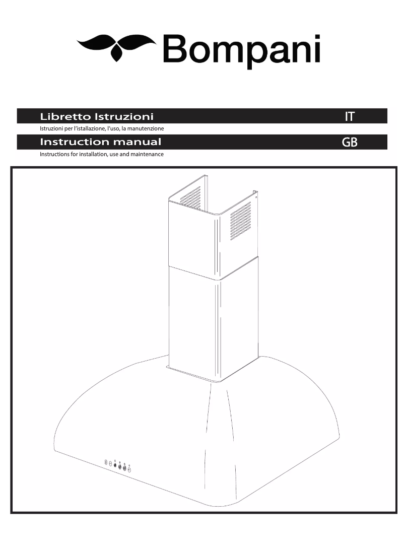 Page 1 de la notice Manuel utilisateur Bompani BOCR904/T