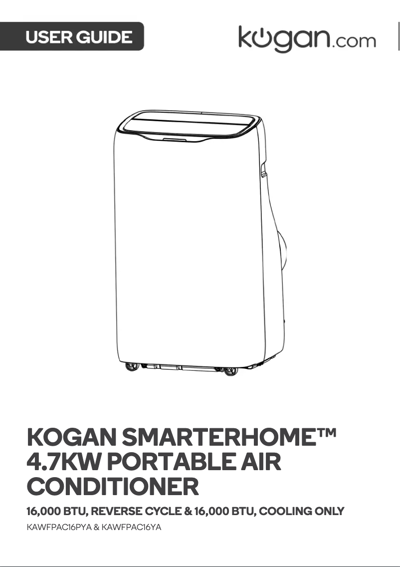 Página 1 del manual Manual de usuario Kogan SmarterHome KAWFPAC16PYA