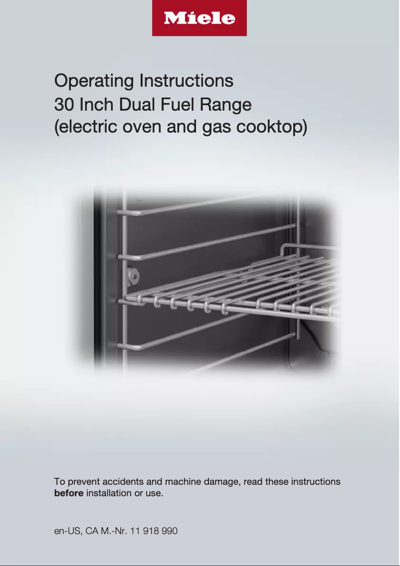 Page n°1 - Informations de garantie Miele HR 1724-3 LP DF