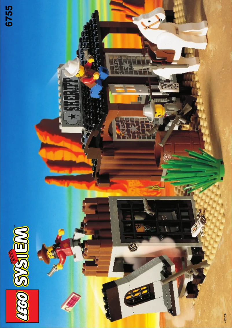 Page 1 de la notice Manuel utilisateur Lego SHERIFF'S OFFICE AND JAIL
