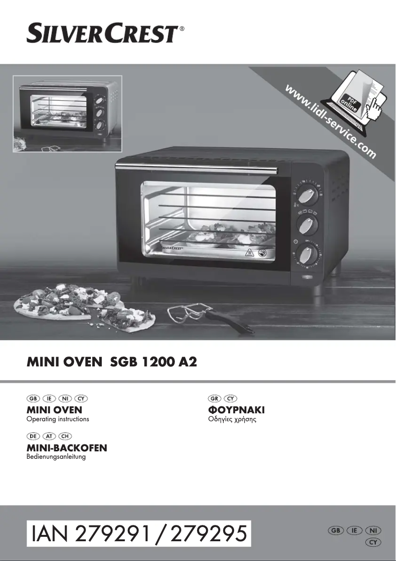 Page 1 de la notice Manuel utilisateur SilverCrest SGB 1200 A2