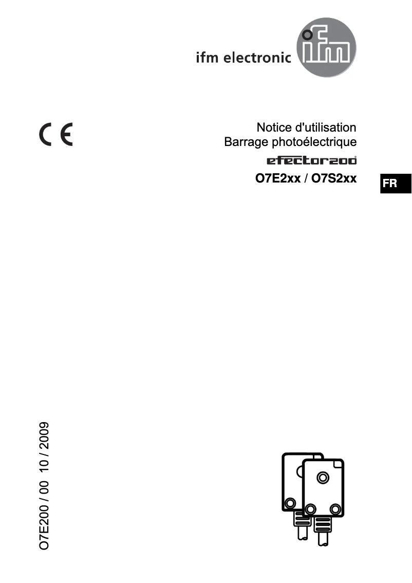 Image de la première page du manuel de l'appareil O7E203