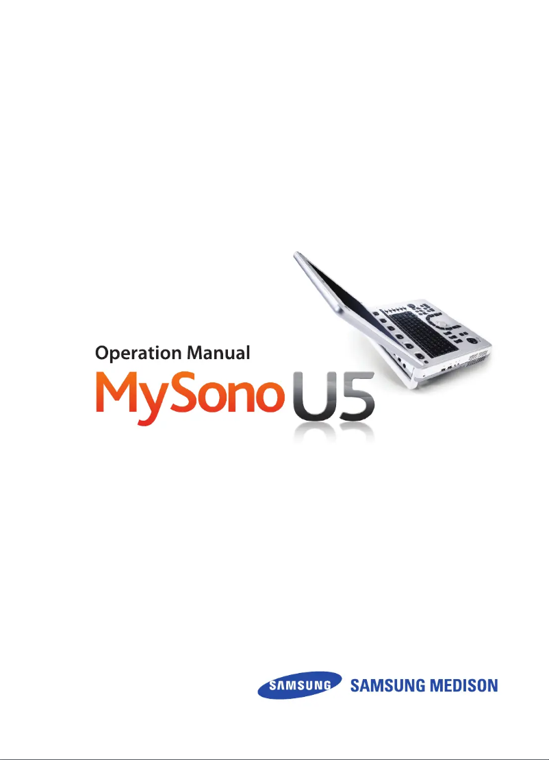 Page 1 de la notice Manuel utilisateur Samsung MySono U5