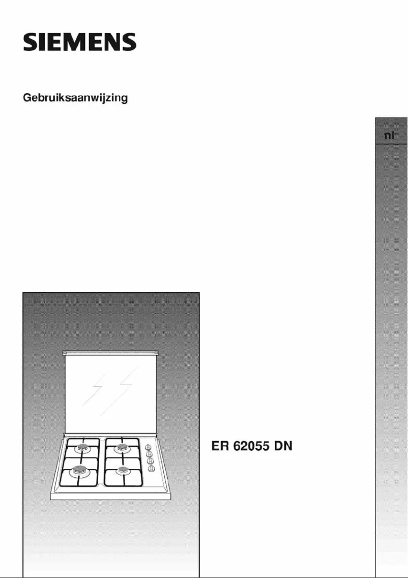Page 1 de la notice Manuel utilisateur Siemens ER62055