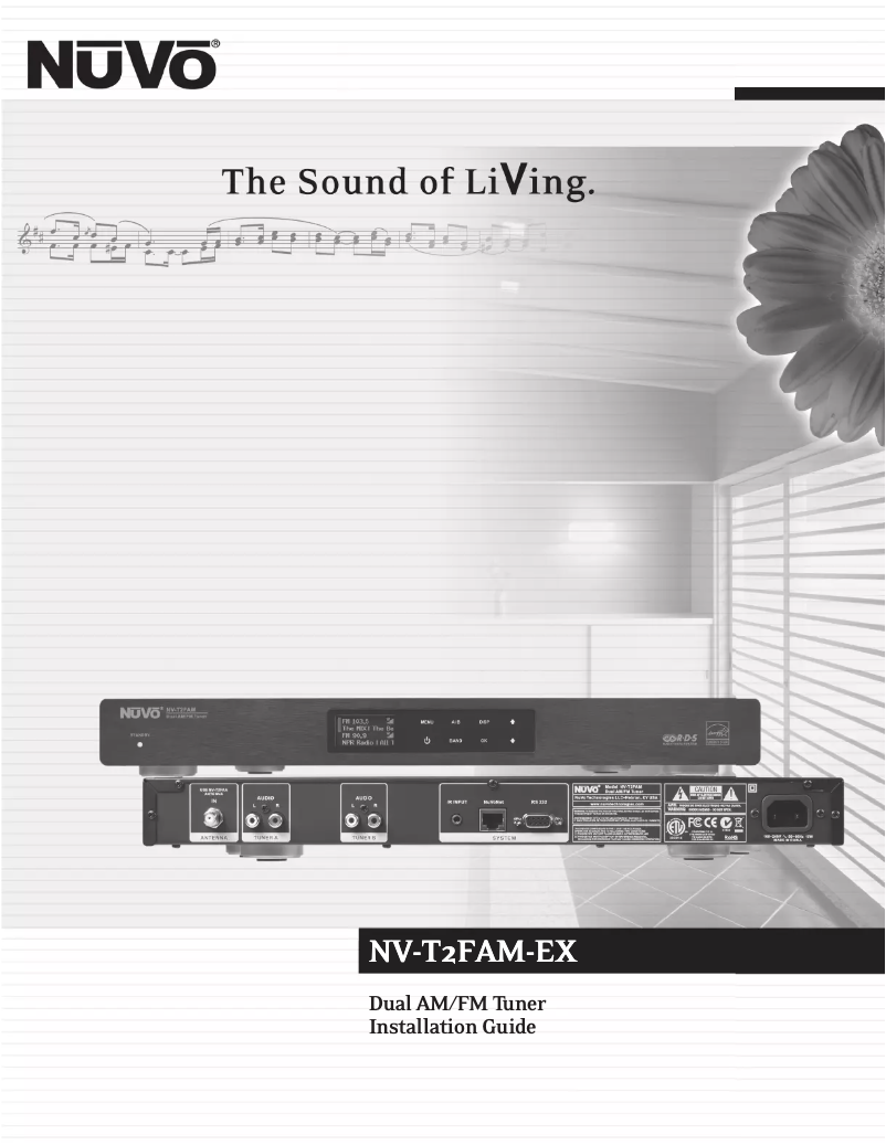 Página 1 del manual Manual de usuario NUVO NV-T2FAM-EX
