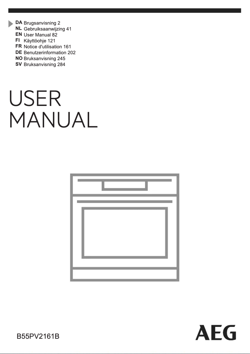 Image de la première page du manuel de l'appareil B55PV2161B