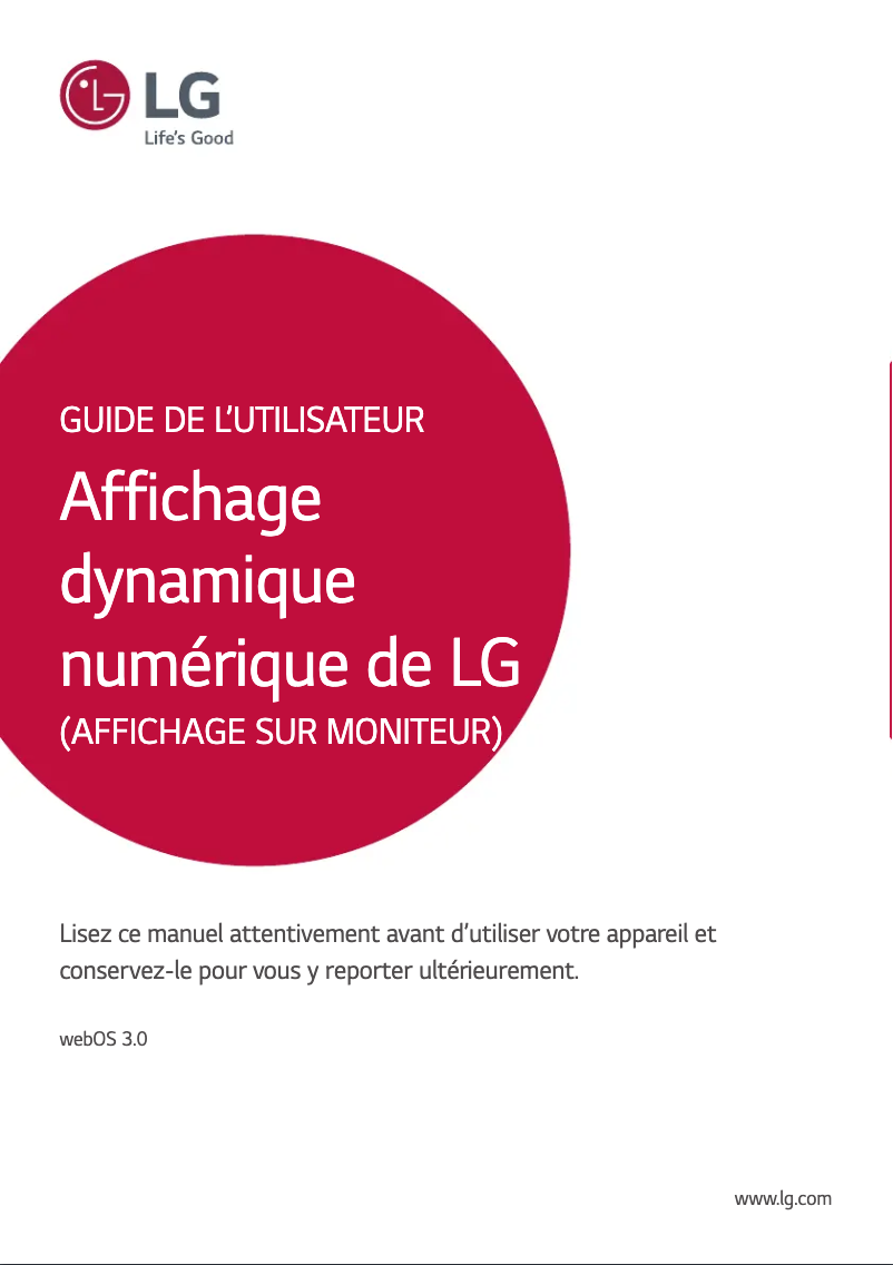 Image de la première page du manuel de l'appareil 43SM5KC-B