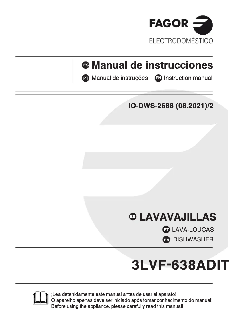 Page n°1 - Manuel utilisateur Fagor 3LVF-638ADIT