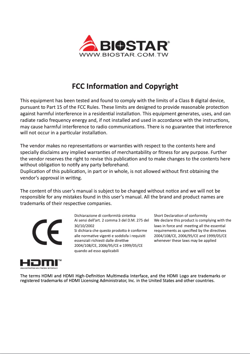 Imagen de la primera página del manual del dispositivo H510MHP 2.0