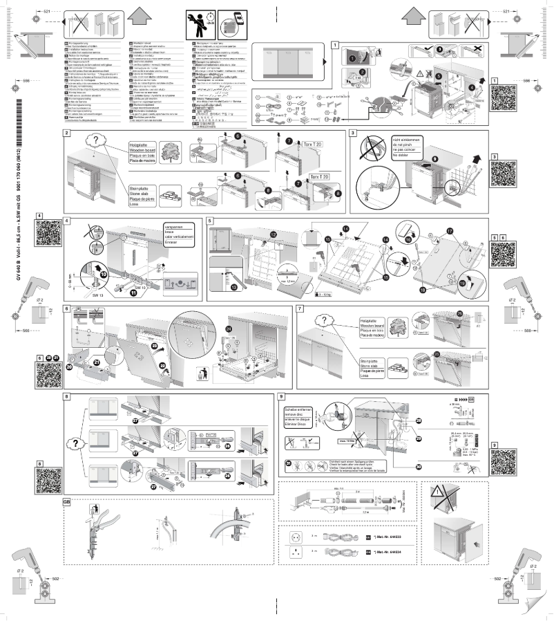 Page n°1 - Guide d'installation Neff S255HVX15E