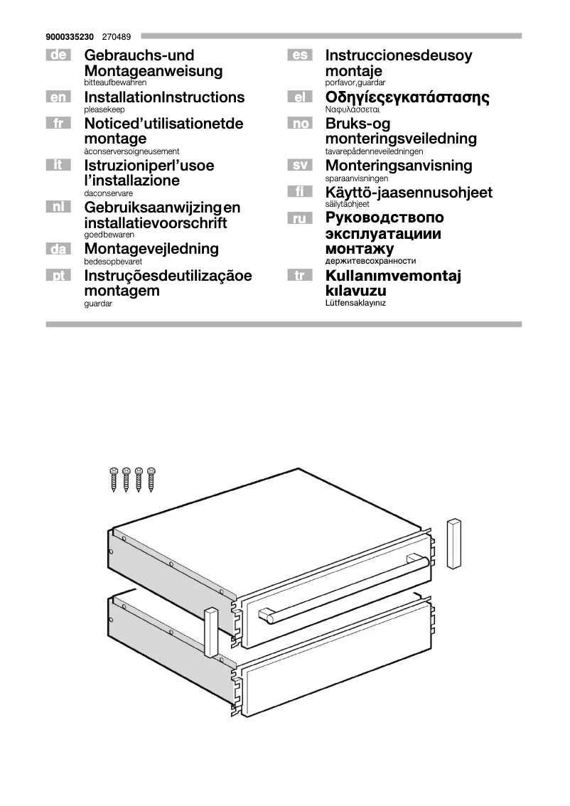 Page n°1 - Manuel utilisateur Siemens HW140562B
