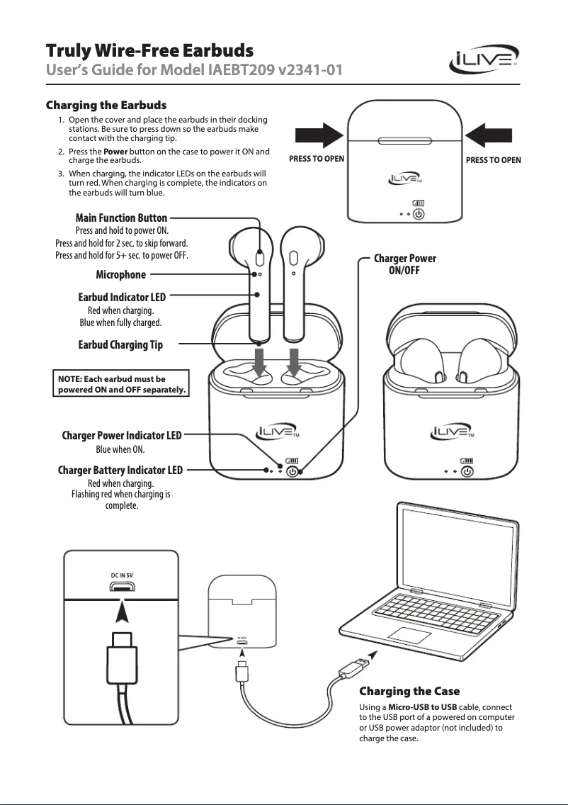 Image de la première page du manuel de l'appareil IAEBT209