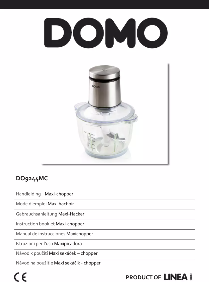 Page 1 de la notice Manuel utilisateur Domo DO9244MC