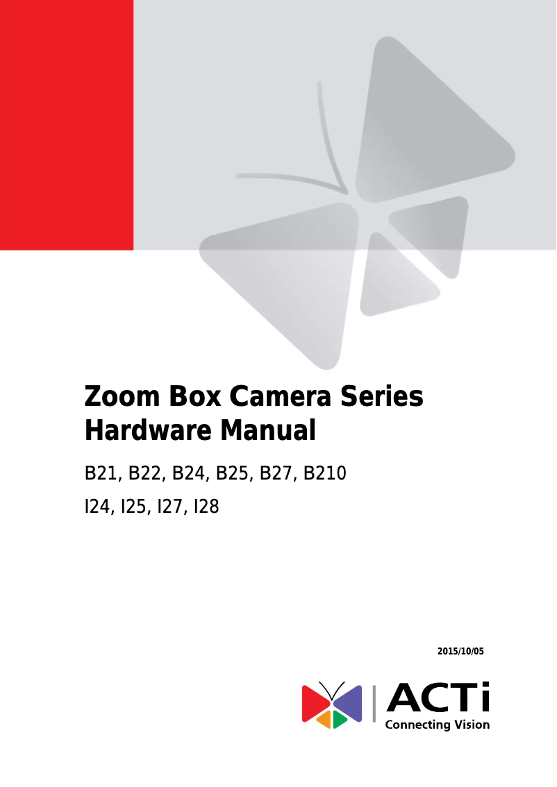 Image de la première page du manuel de l'appareil I25