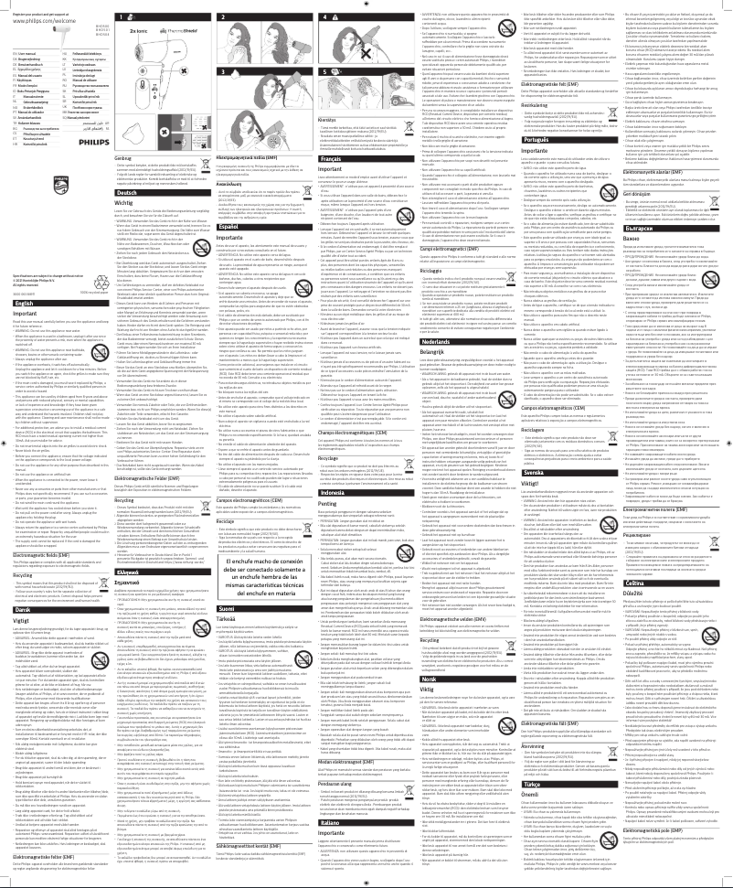 Image de la première page du manuel de l'appareil BHD504