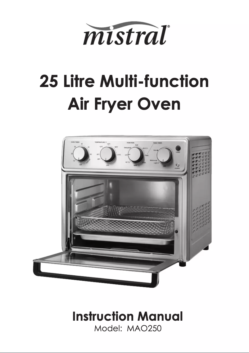 Imagen de la primera página del manual del dispositivo MAO250
