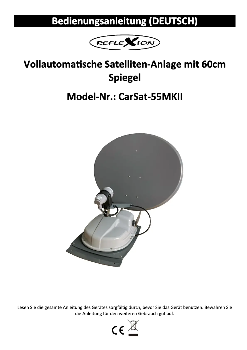 Image de la première page du manuel de l'appareil CarSat-55MKII