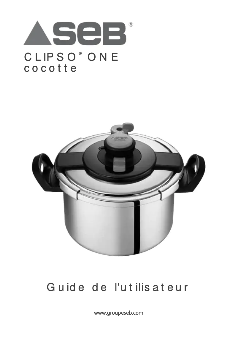 Page 1 de la notice Manuel utilisateur SEB Clipso One P42415