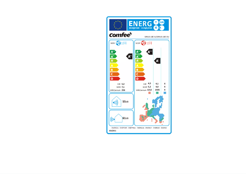 Image de la première page du manuel de l'appareil Sirius-18E