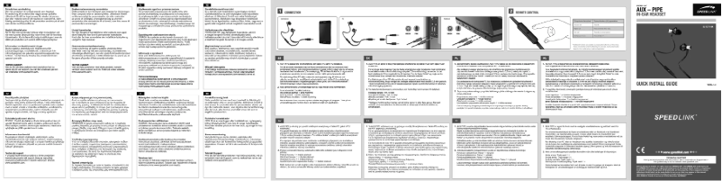 Page n°1 - Manuel utilisateur Speed-Link AUX Pipe SL-7211