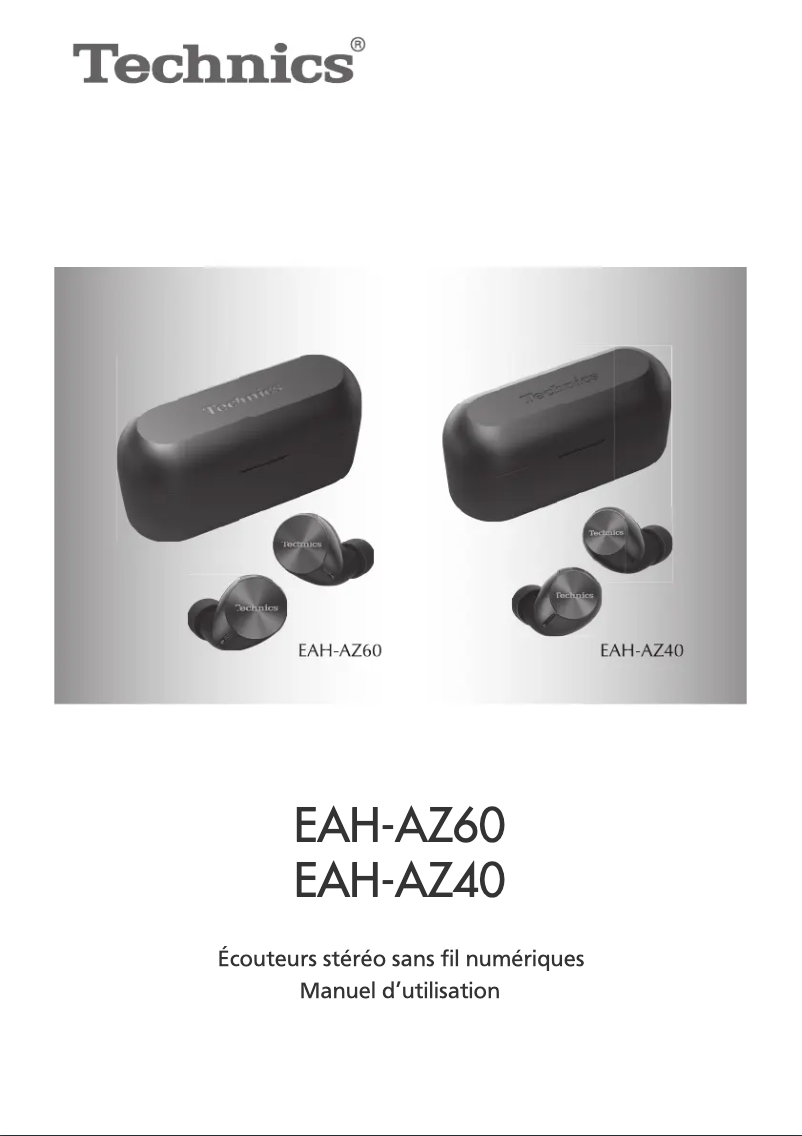 Image de la première page du manuel de l'appareil EAH-AZ60