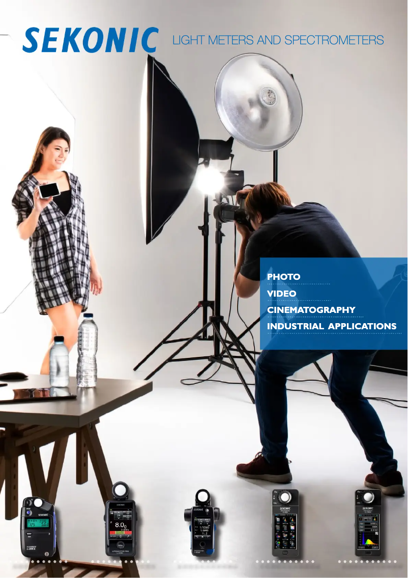 Página 1 del manual Folleto Sekonic Flashmate L-308X