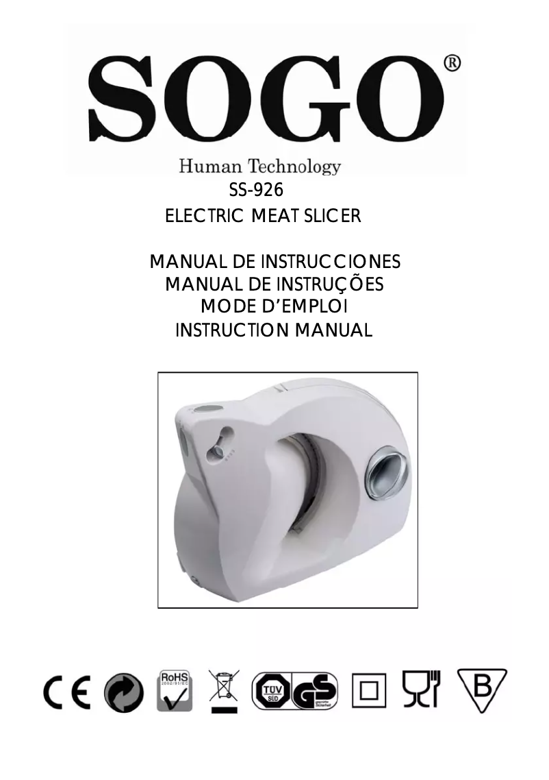 Image de la première page du manuel de l'appareil FIAMB-926