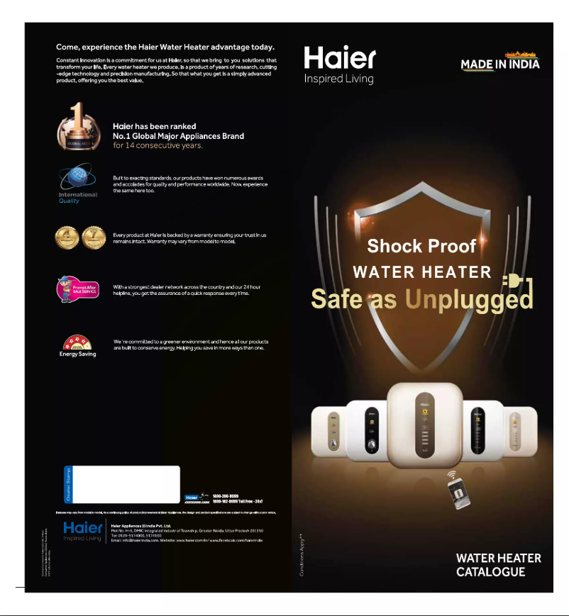 Página 1 del manual Manual de usuario Haier ES10V-NJ-P