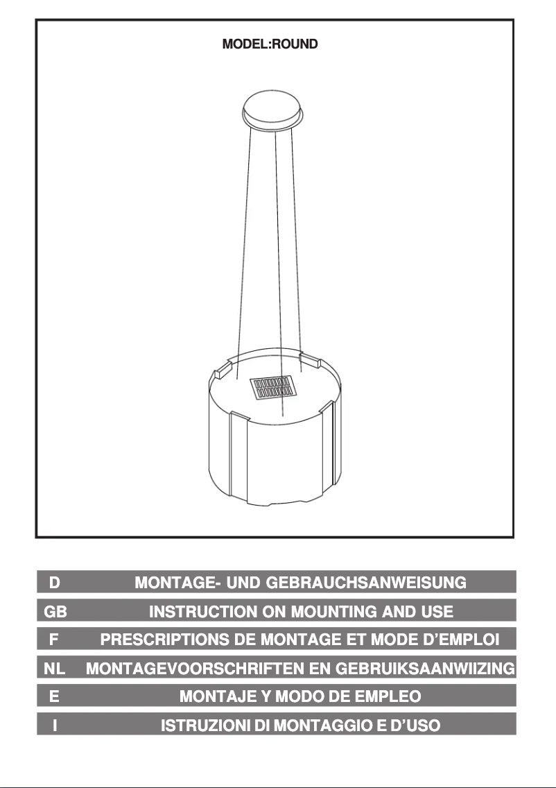 Page 1 de la notice Manuel utilisateur Airforce Round