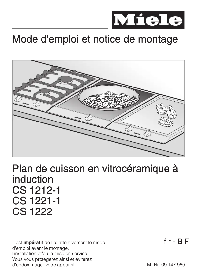 Página 1 del manual Manual de usuario Miele CS 1212 I