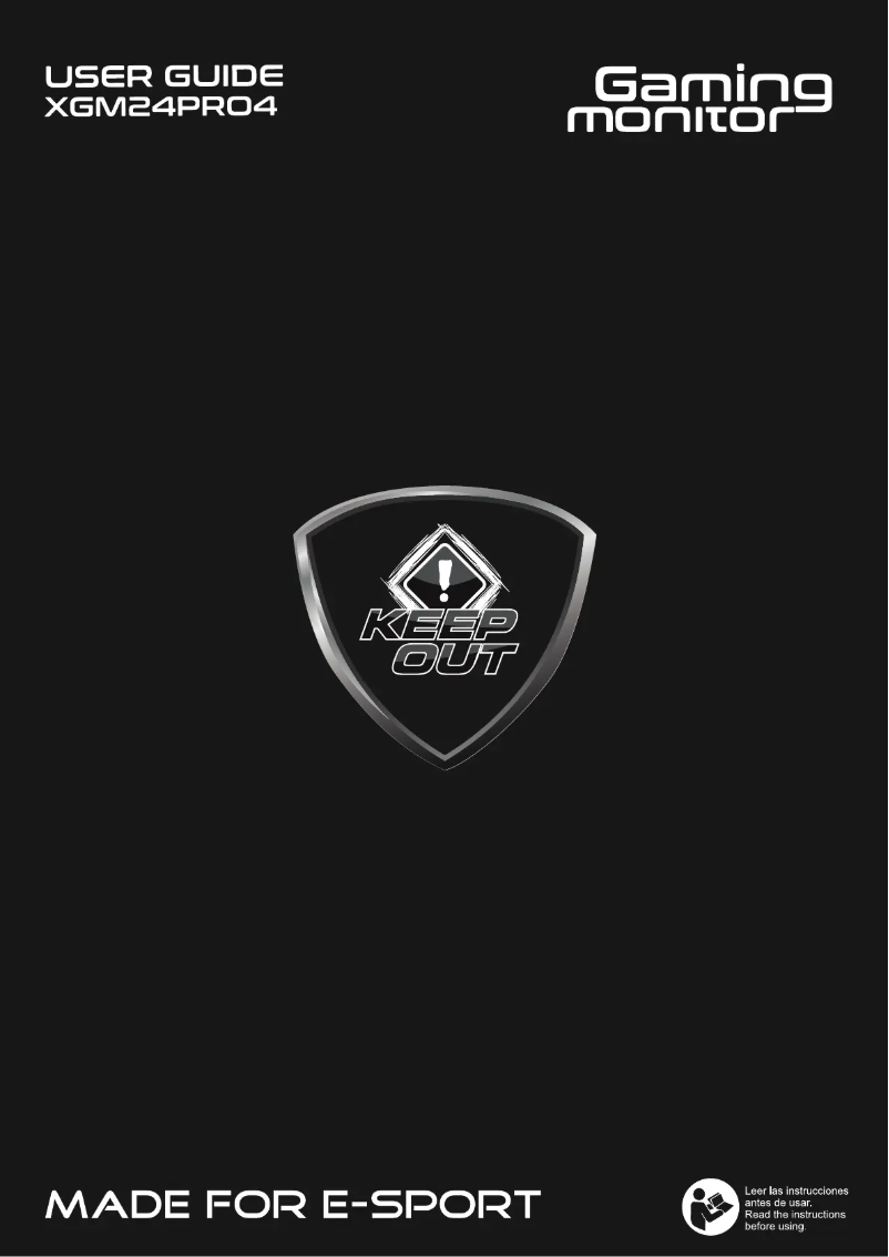 Page 1 de la notice Manuel utilisateur KeepOut XGM27PRO4